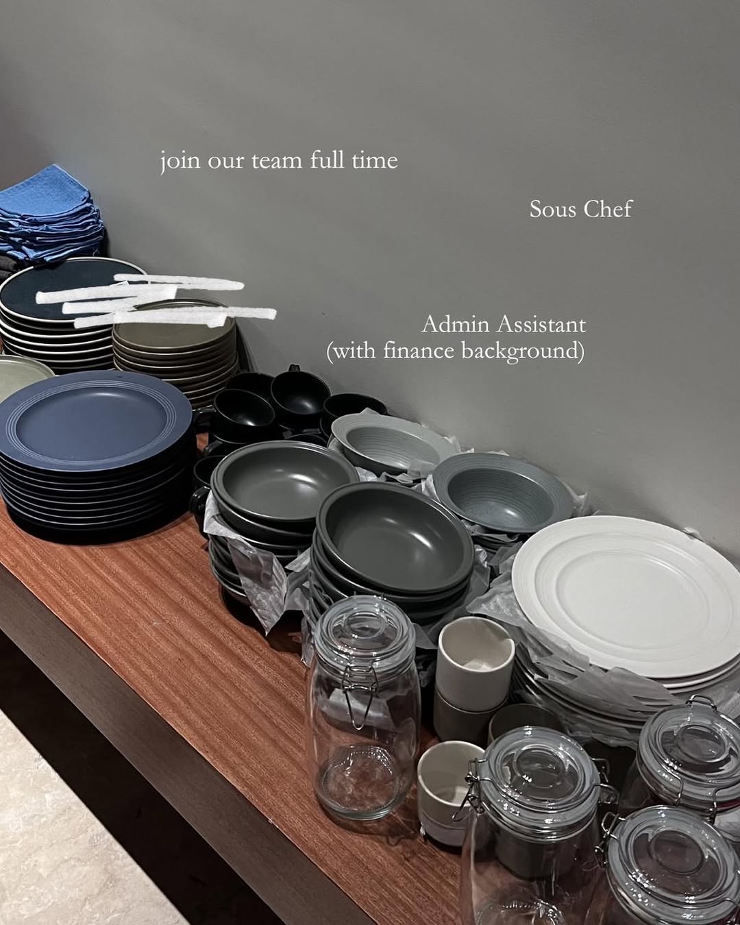 New kitchen tableware
